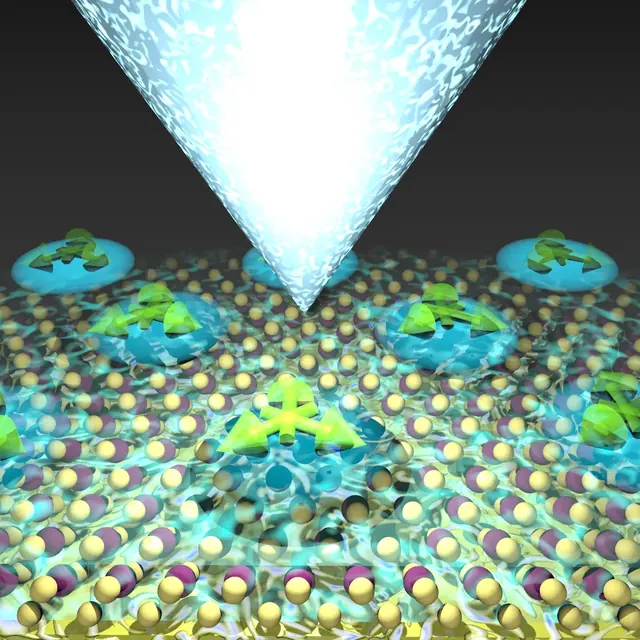 Moiré modulated quantum spin liquid candidate 1T-TaSe2