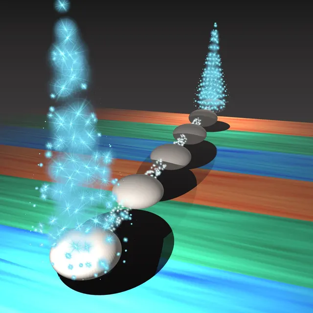 Inducing a many-body topological state of matter through Coulomb-engineered local interactions